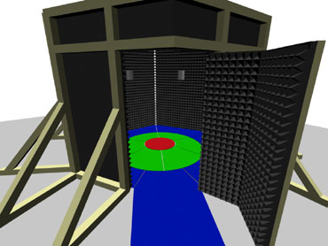 Eingang des Event-Raums