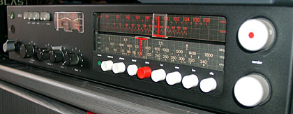 Nahaufnahme Subwoofer-Vorverstärker