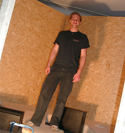 Aufnahme des Eventraums durch die Türöffnung