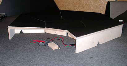 Fertige Podeste des inneren Rings