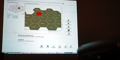 Präsentation der Adventure-Engine